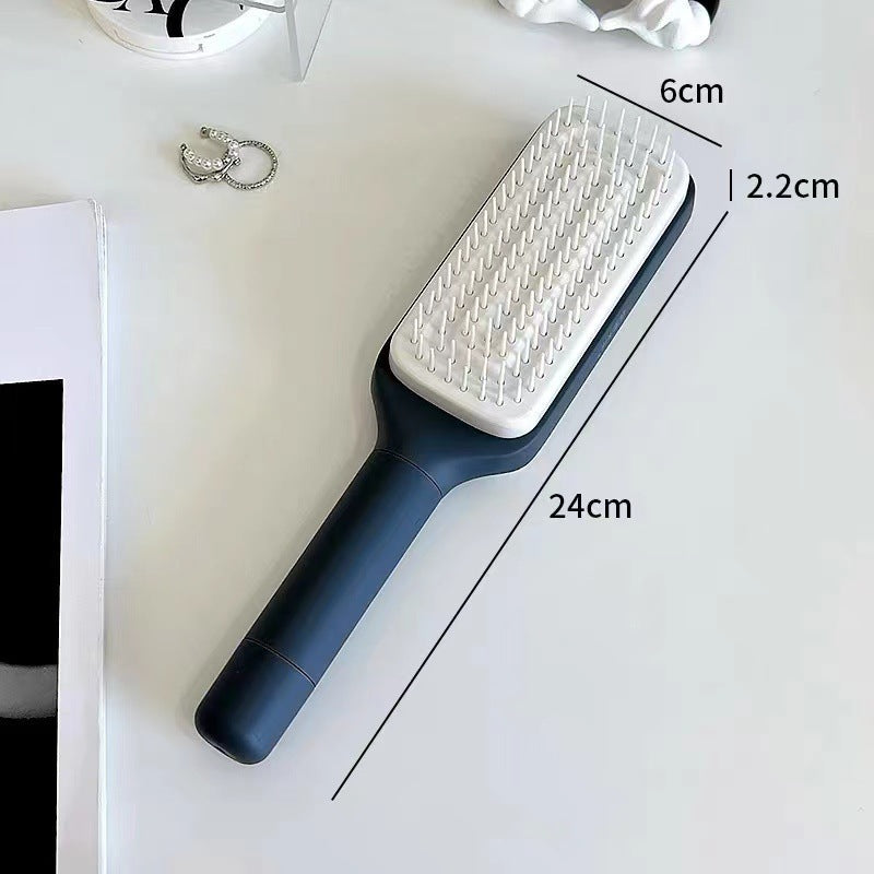 ✨ Say Goodbye To Hair-Filled Brushes — The Self Cleaning Comb Everyone's Obsessed With! 💁‍♀️