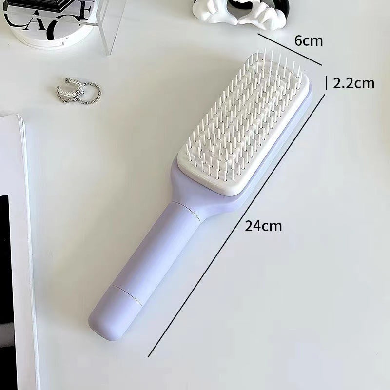 ✨ Say Goodbye To Hair-Filled Brushes — The Self Cleaning Comb Everyone's Obsessed With! 💁‍♀️