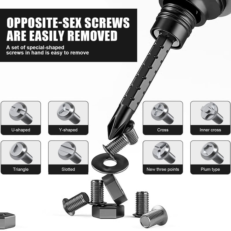 Compact 13-in-1 Ratchet Screwdriver