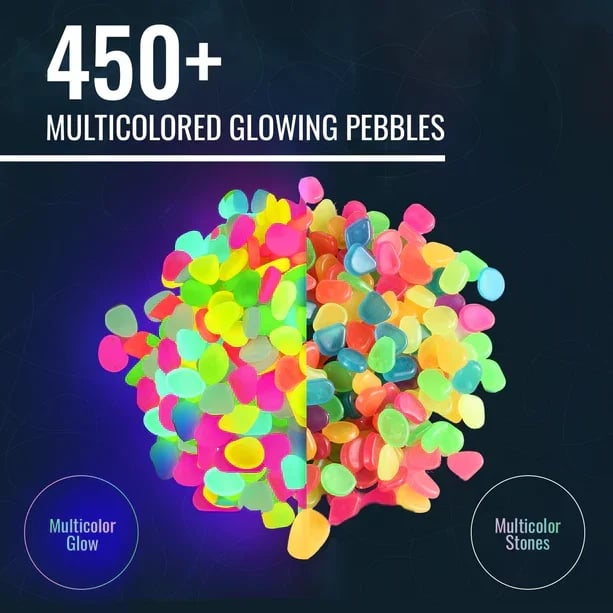 49% OFF This Week Promotions🏆Glow In The Dark Rocks - Illuminate Your Outdoors with Enchanting Glow!