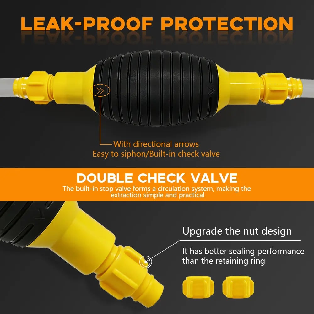 🔥LAST DAY 55% OFF🔥 Portable Manual Siphon Pump with 6.5 ft Hose