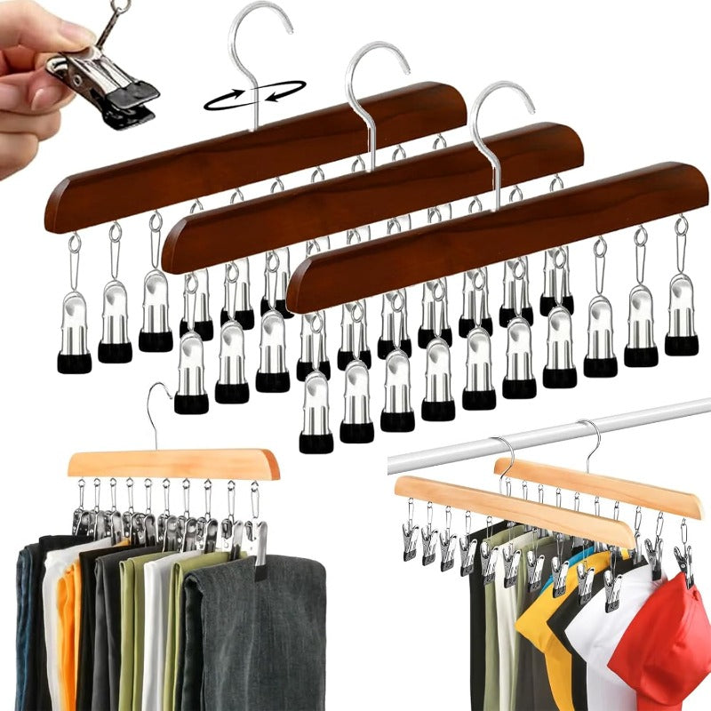 10 Clip Closet Hanger