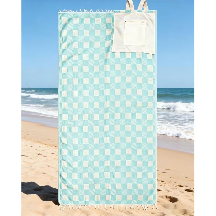 ⏰LAST DAY 49% OFF - 🏖️2-in-1 Convertible Towel & Backpack with Inner Zip Pocket & Sand-Repelling Fabric