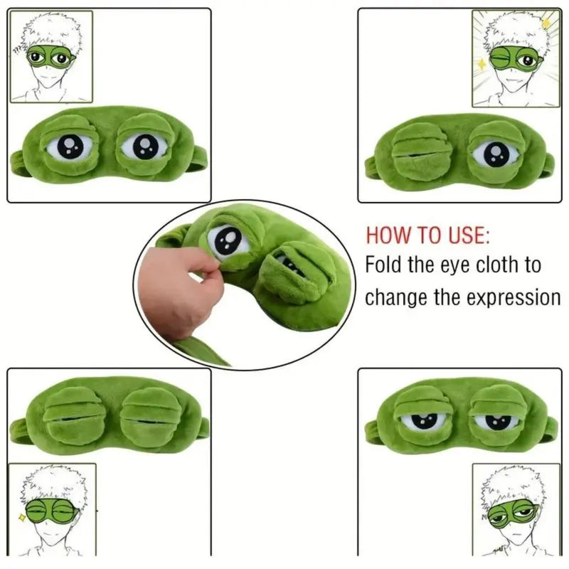 🐸✨3D Frog Eye Mask