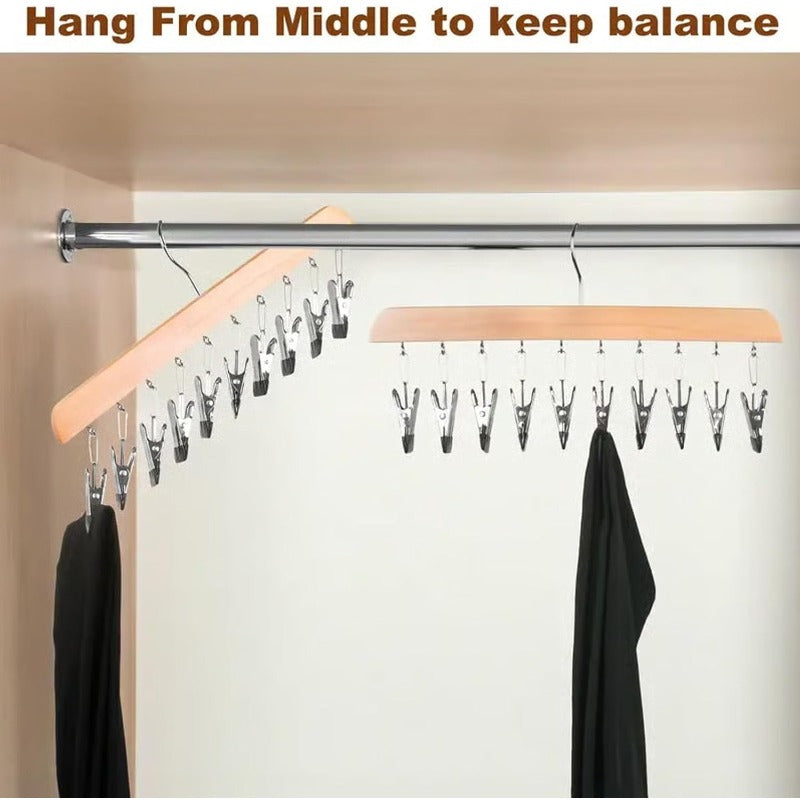 10 Clip Closet Hanger