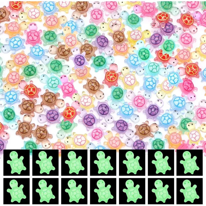 🐢✨100 count Glow in the Dark Mini Turtles