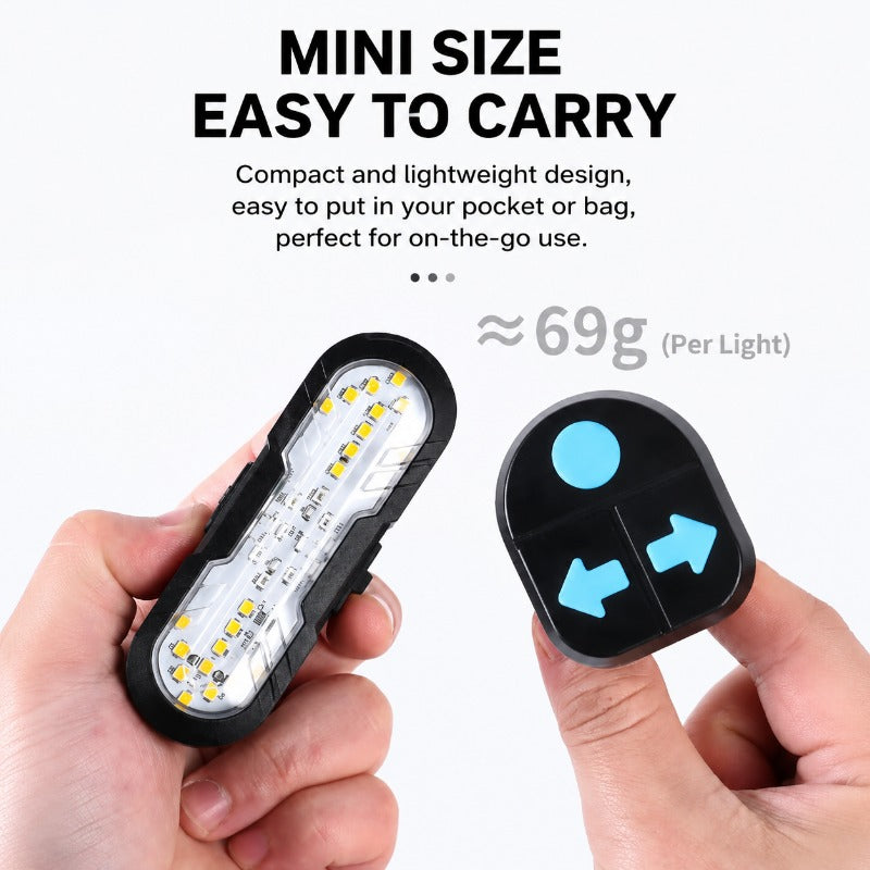 Wireless Turn Signal Bike Light