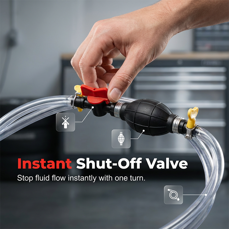 Manual Siphon Pump with High-Flow Valve