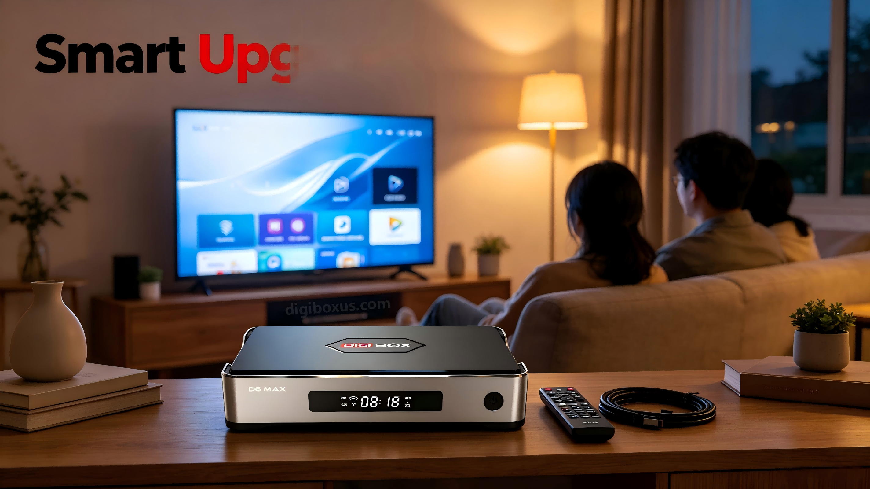 DigiBox D6 MAX Android TV Box: Turn Any HDMI TV Into a Smart TV With Android TV 12