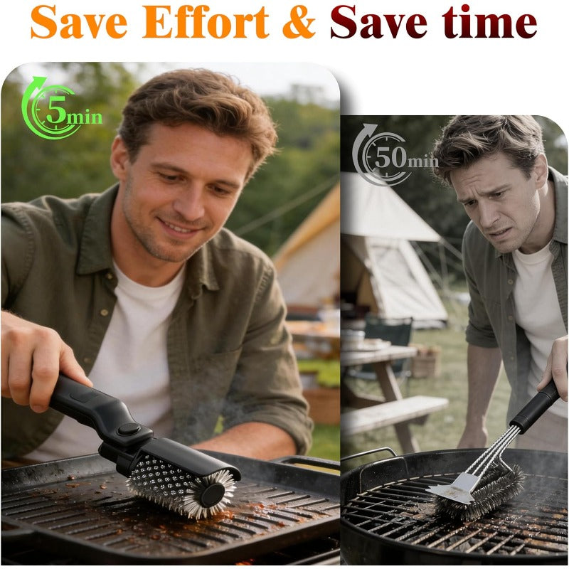 Effortless Electric BBQ Cleaner