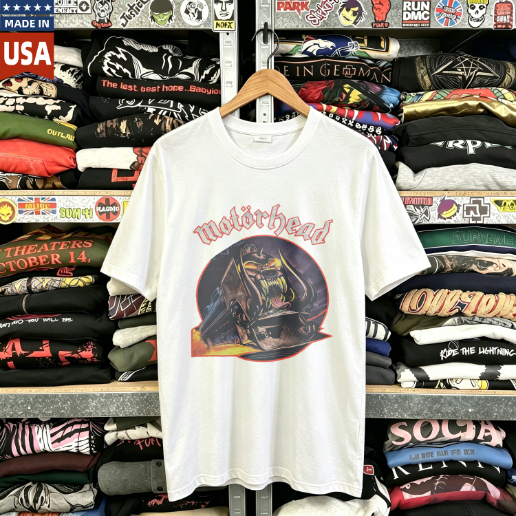 CozTee Vintage Motorhead - Orgasmatron Graphic T-Shirt