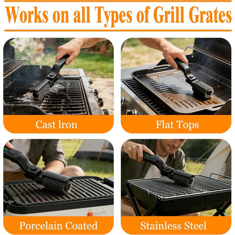 Effortless Electric BBQ Cleaner