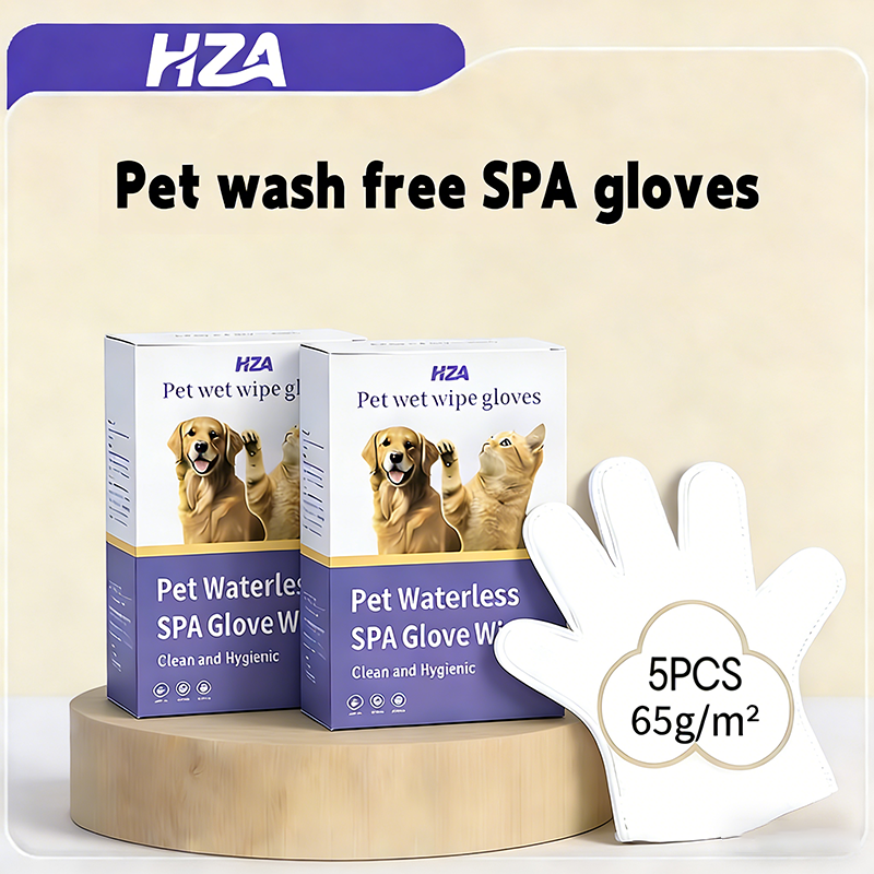 🧤 HZA™ PET Glove Wipes | High-Efficiency Deodorizing & Grooming Gloves | Professional Deep Clean with a Loving Stroke | Instant Refresh for Sensitive Pets | No More Water Stress – Clean & Comfy in Minutes