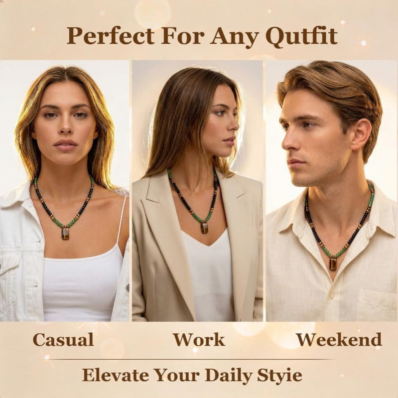 Prosperity Beaded Crystal Necklace