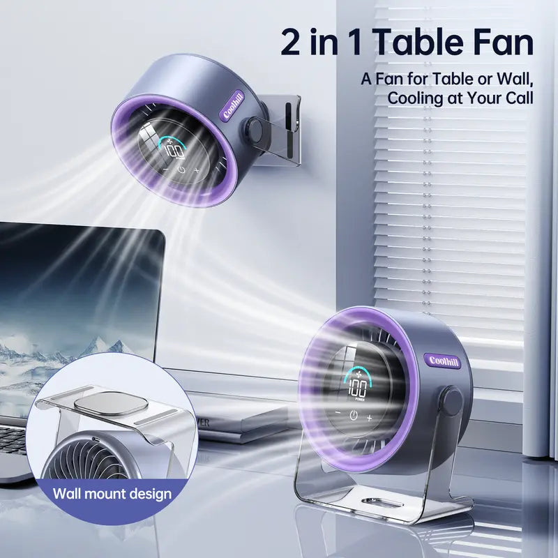 🌀🍃Desktop Turbo Table Fan
