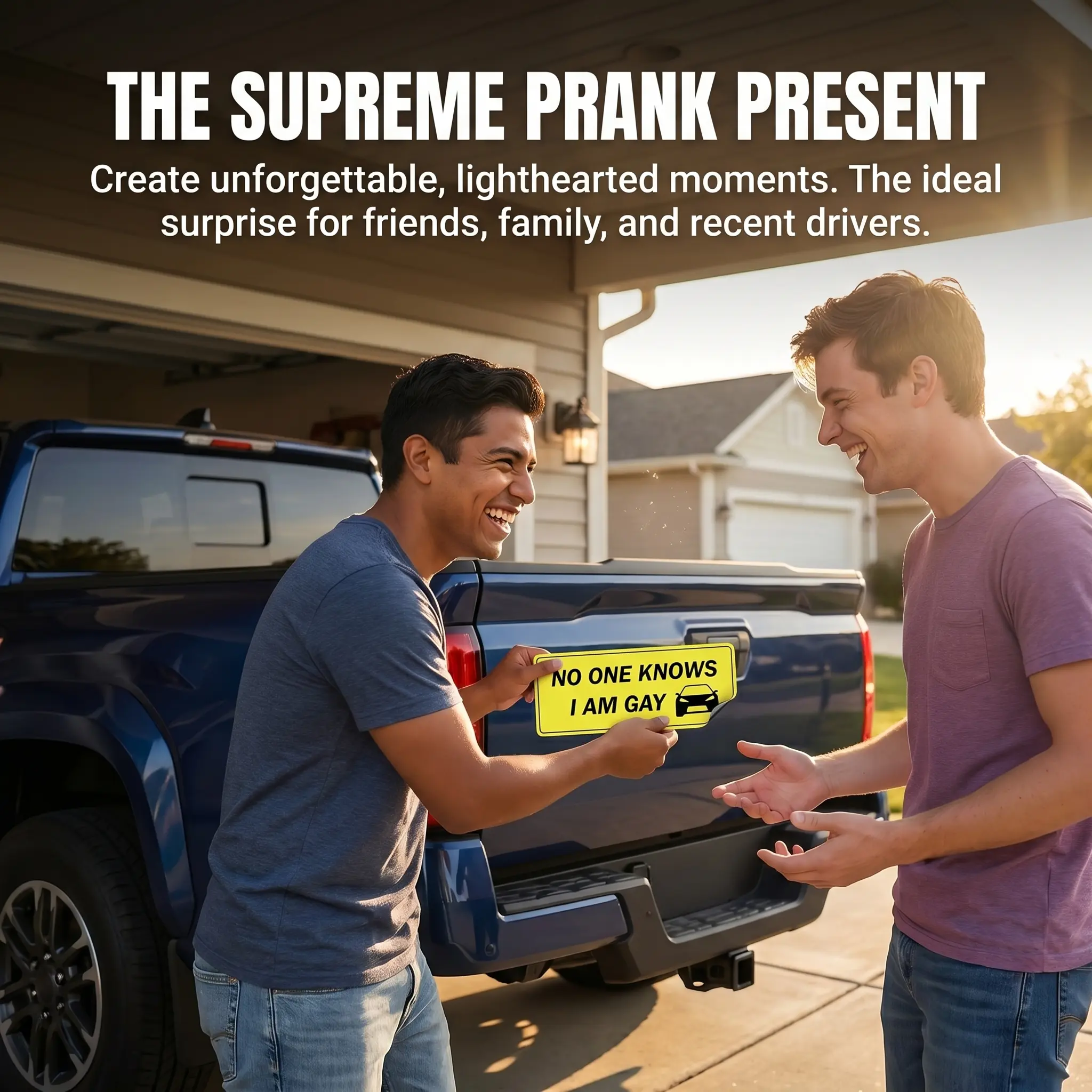 Stealth Prank Present Car Gag