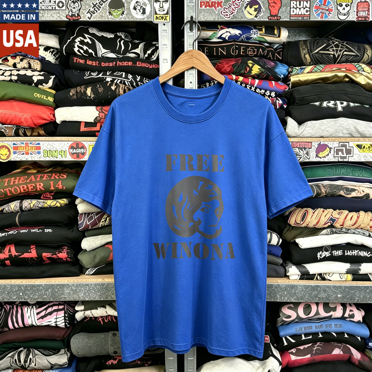 CozTee 90s Free Winona Ultra Rare Graphic T-Shirt