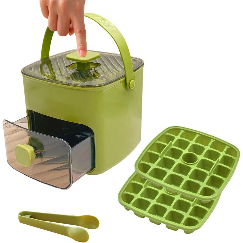 Stackable Ice Tray Storage Set