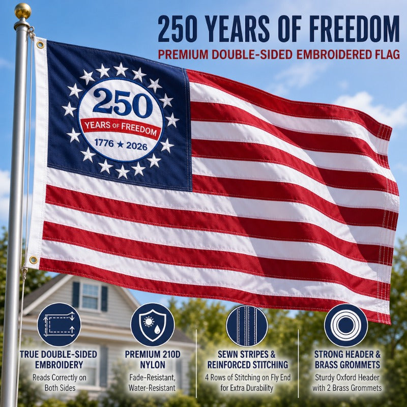 US 250th Anniversary Premium Flag