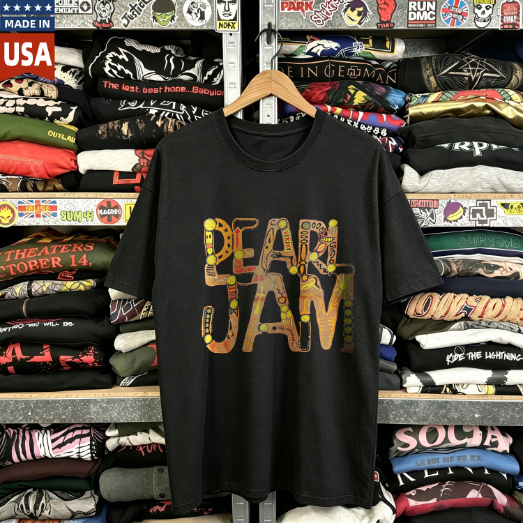 CozTee  Bear Jam Band Logo Design  Graphic T-Shirt