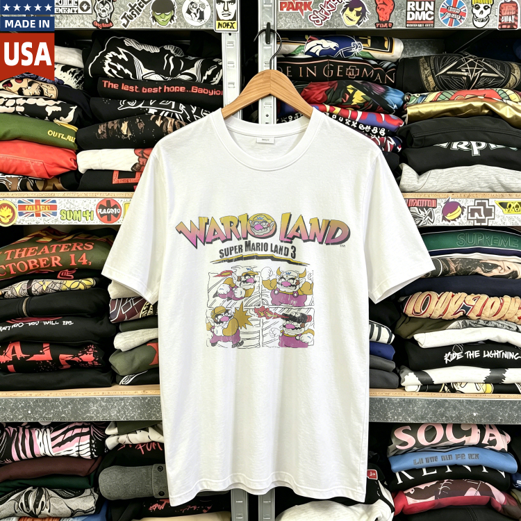 CozTee Wario Land: Super Mario Land 3 Graphic T-Shirt