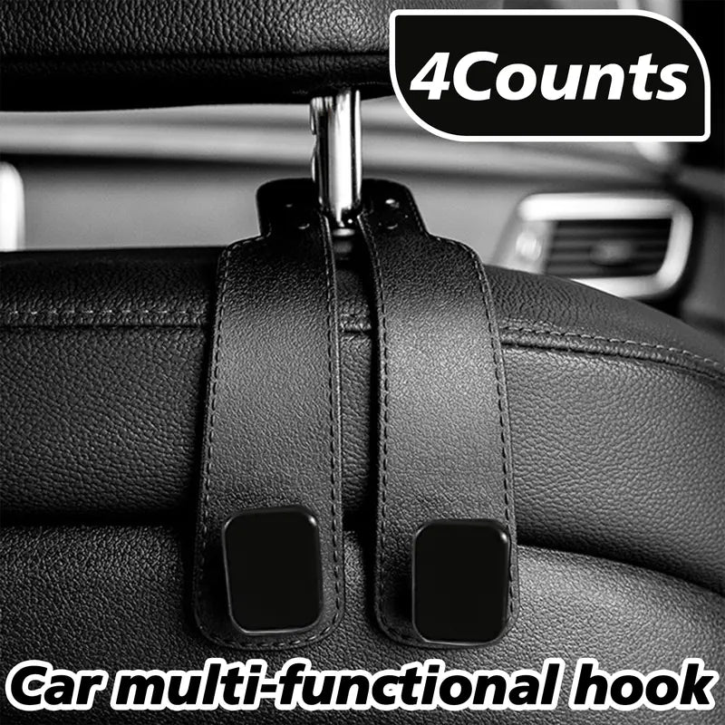 🚗🪝4 Counts Car Seat Headrest Hook