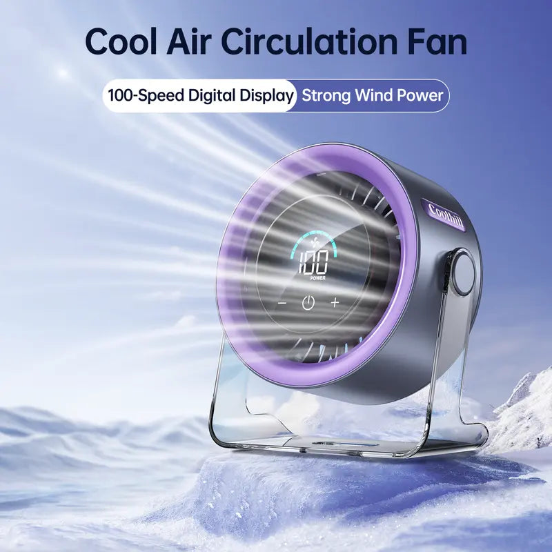 🌀🍃Desktop Turbo Table Fan