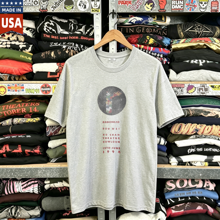 CozTee 1994 Radiohead 'Hong Kong' Honey Pablo Ultra Graphic T-Shirt