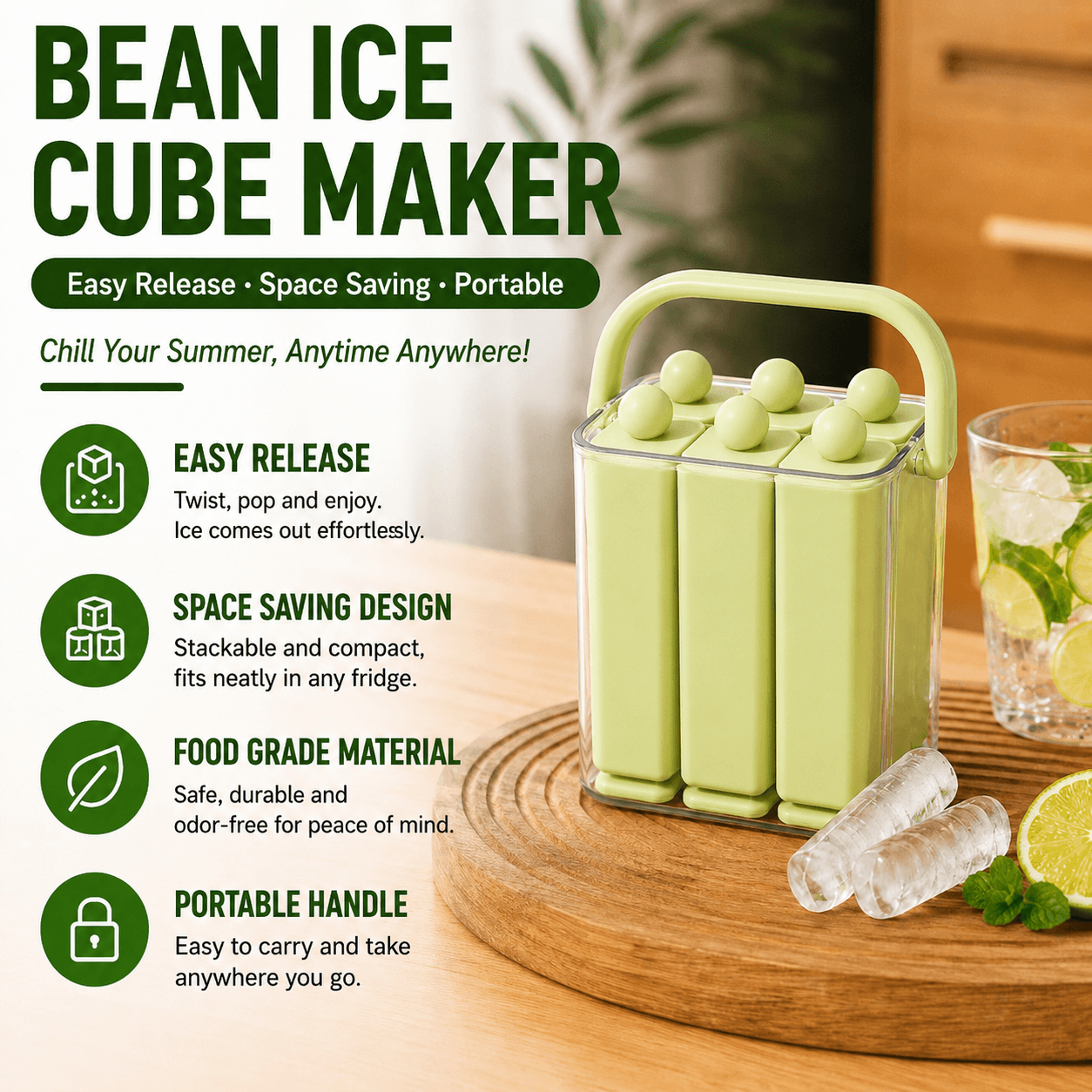 Slim Bottle Ice Molds