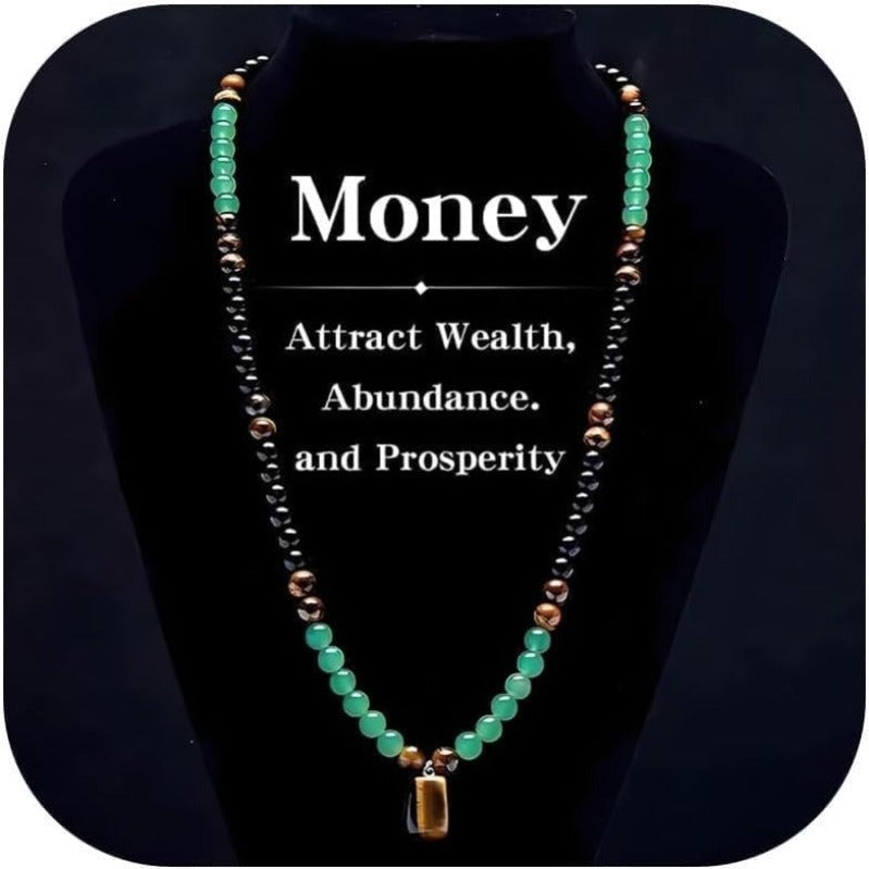 Prosperity Beaded Crystal Necklace