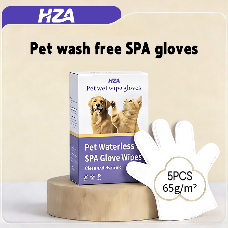 🧤 HZA™ PET Glove Wipes | High-Efficiency Deodorizing & Grooming Gloves | Professional Deep Clean with a Loving Stroke | Instant Refresh for Sensitive Pets | No More Water Stress – Clean & Comfy in Minutes