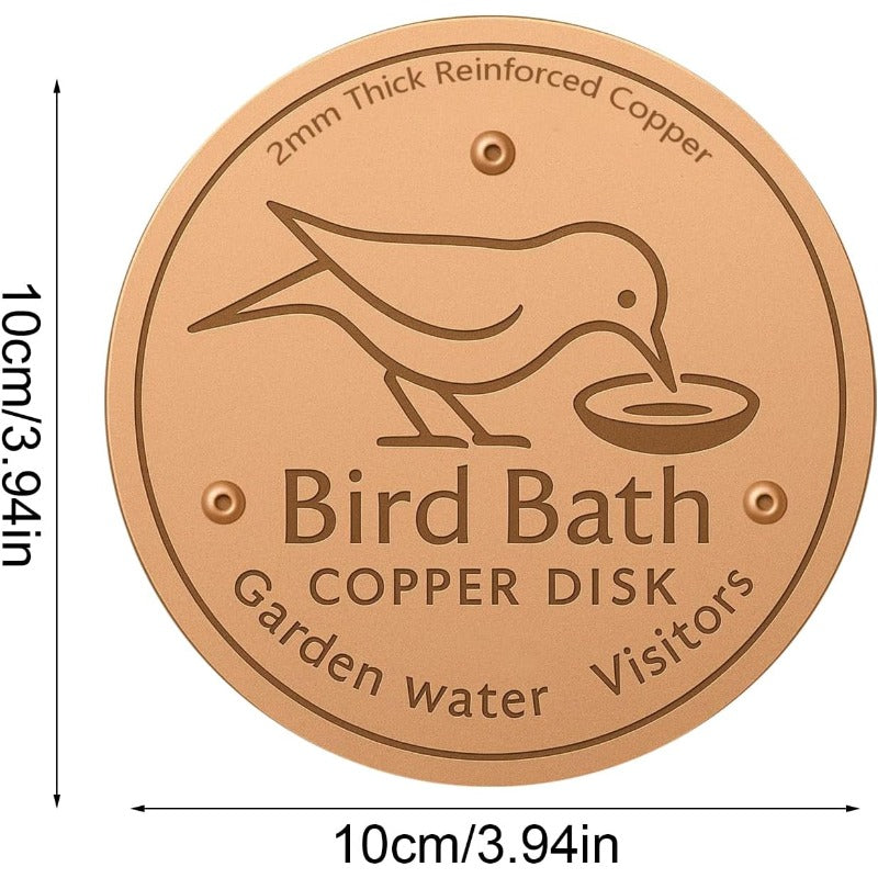 Purifies Bird Bath Water