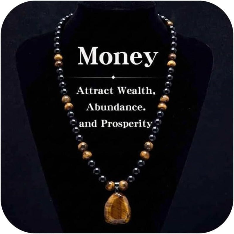 Prosperity Beaded Crystal Necklace