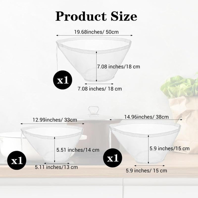 Reusable Nylon Strainer Bag