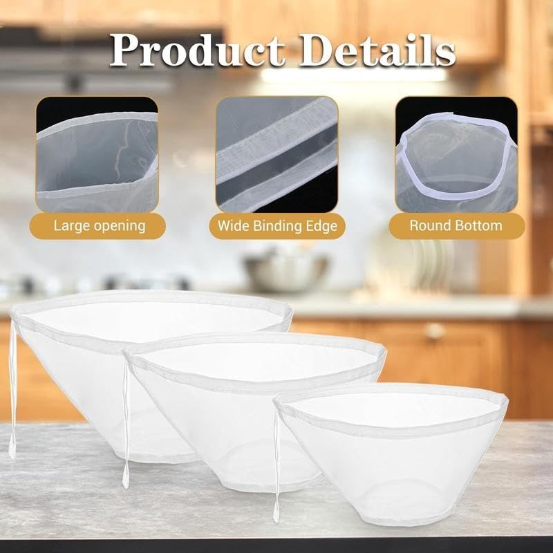 Reusable Nylon Strainer Bag