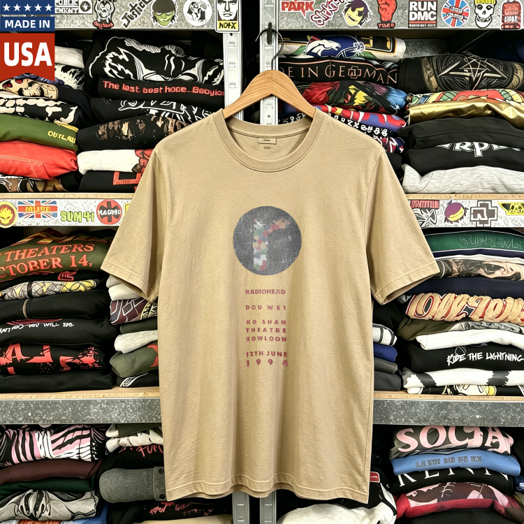 CozTee 1994 Radiohead 'Hong Kong' Honey Pablo Ultra Graphic T-Shirt