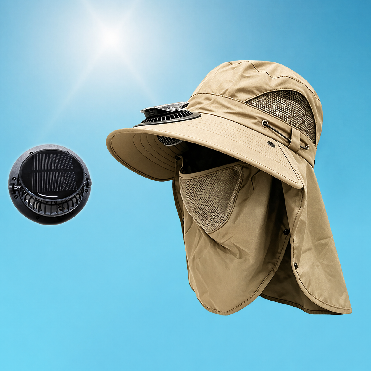 🔥Flash Sale-50% Off🔥Lightweight Summer Safari Cap for Hiking, Gardening, and Boating