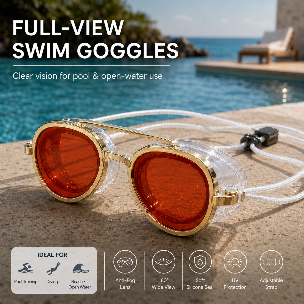 🔥 Last Day 55% OFF – The "Sunglasses" Goggles: 180° Panoramic View & Crystal Clear Vision