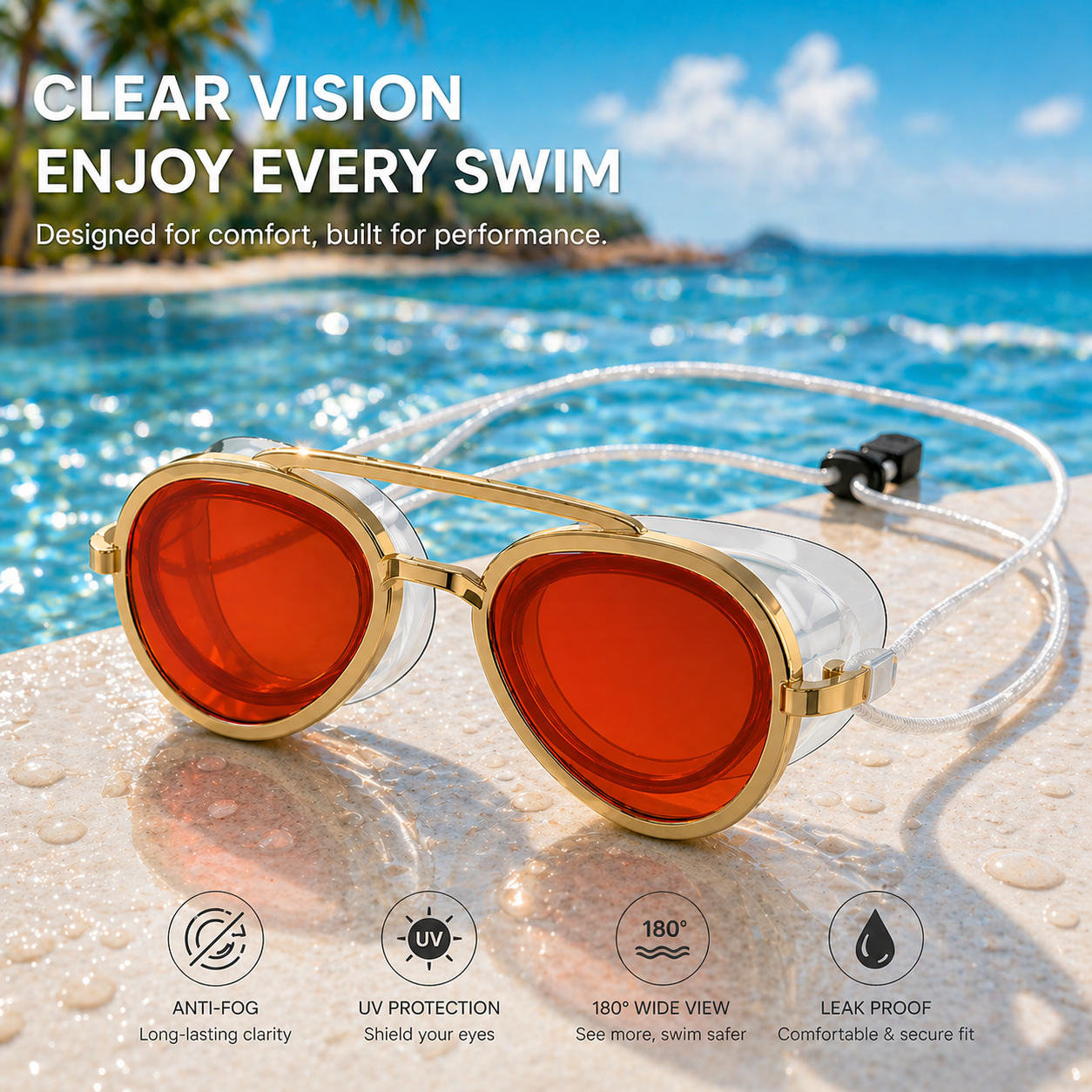 🔥 Last Day 55% OFF – The "Sunglasses" Goggles: 180° Panoramic View & Crystal Clear Vision