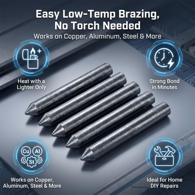 Lighter Melt Welding Rods