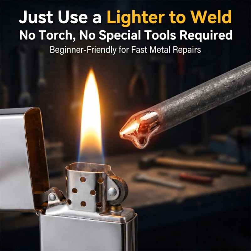 Lighter Melt Welding Rods