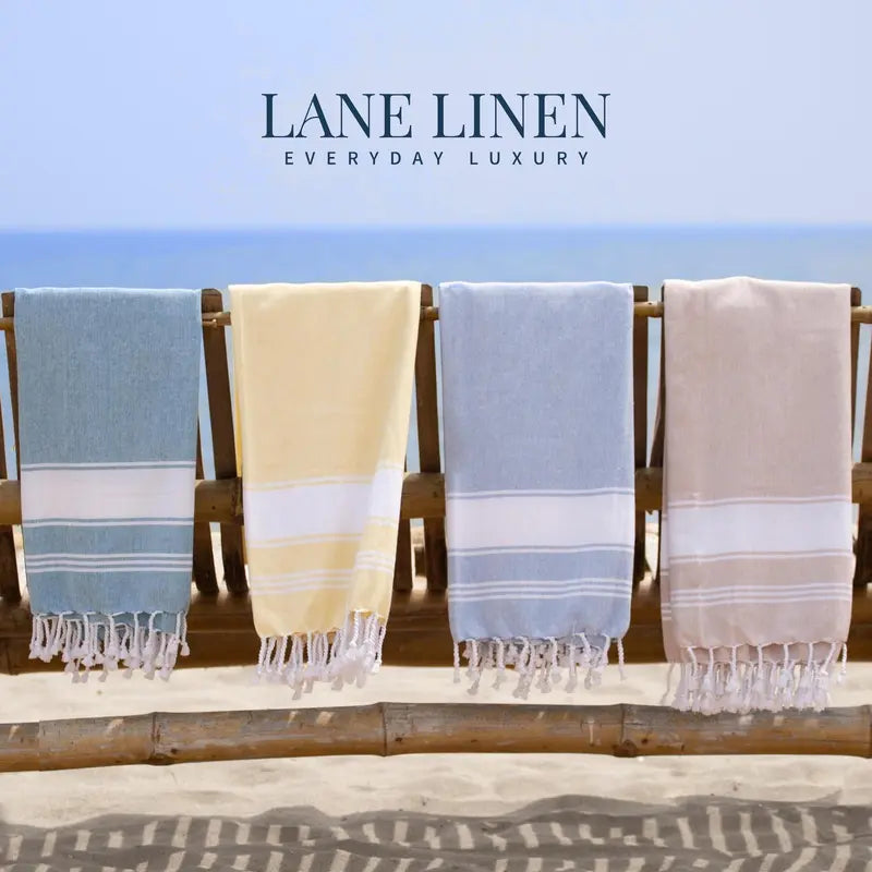 🏖️🌞Lightweight Modern Flat-Weave XL Beach Towel (39"x71")