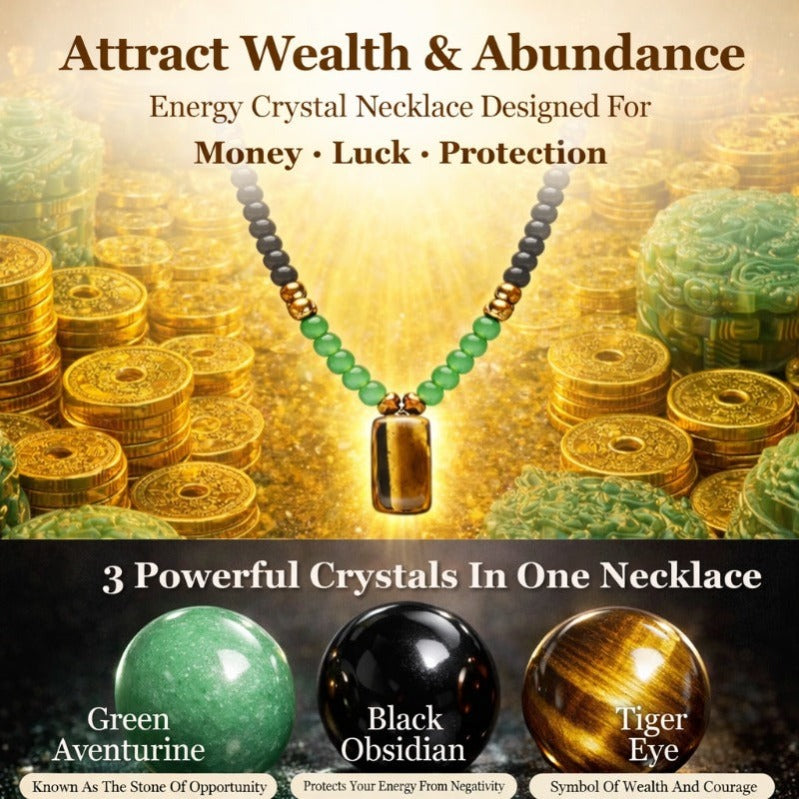 Prosperity Beaded Crystal Necklace
