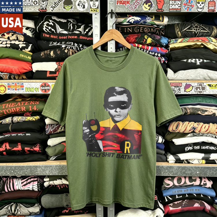 CozTee Holy Sh*t Batman - 80's -90's Rare Graphic T-Shirt