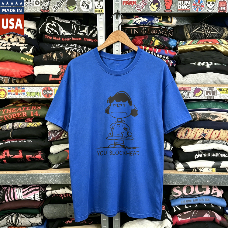 CozTee Lucy - Peanuts You Blockhead Graphic T-Shirt