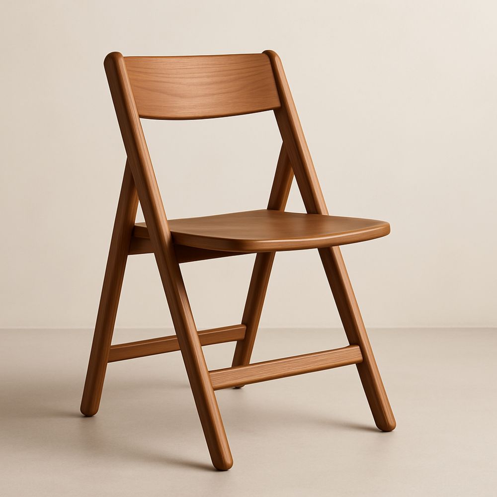 Összecsukható fa szék tömör fa bükk