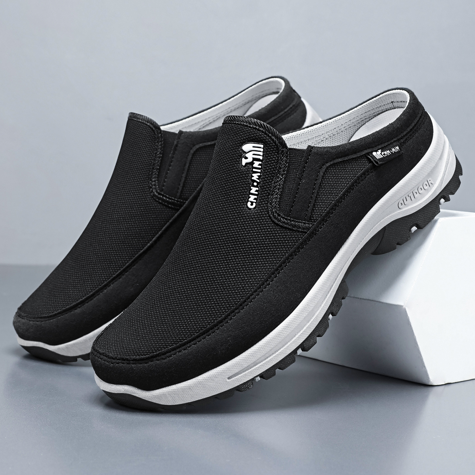 🔥New Arrivals Sale: 70% OFF🛒 M - Men's Arch Support & Breathable and Light &Slip-On Soft-Soled, Comfortable, Orthopedic Walking Shoes