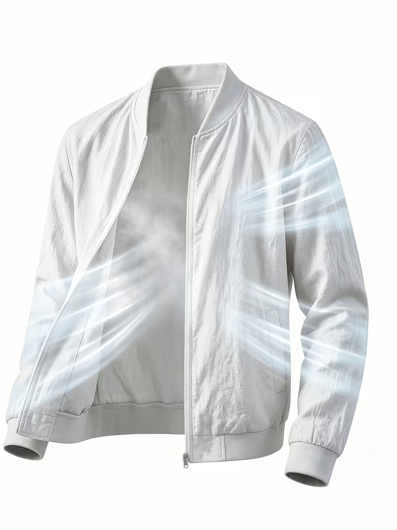 🎁LAST DAY 70% OFF🎁-Men's Lightweight Textured Bomber Jacket -A Simple Layer You’ll Reach For Again and Again