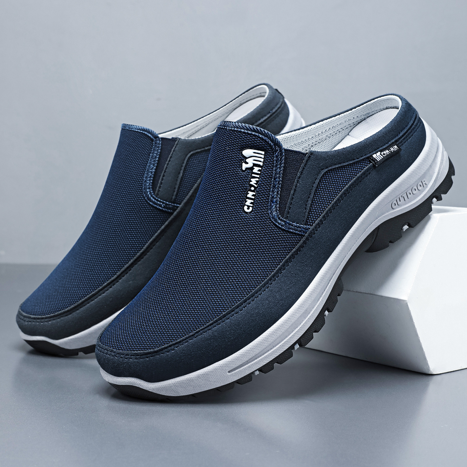 🔥New Arrivals Sale: 70% OFF🛒 M - Men's Arch Support & Breathable and Light &Slip-On Soft-Soled, Comfortable, Orthopedic Walking Shoes