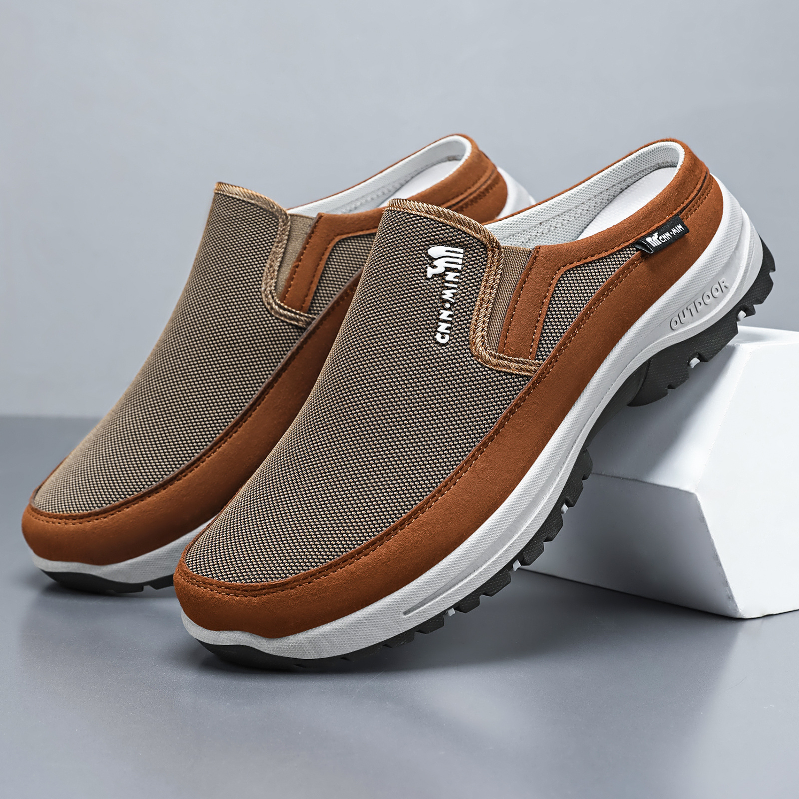 🔥New Arrivals Sale: 70% OFF🛒 M - Men's Arch Support & Breathable and Light &Slip-On Soft-Soled, Comfortable, Orthopedic Walking Shoes